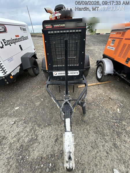 2021 Lincoln Electric Vantage 549X Ready Pak 3, ORANGE (includes trailer, cable rack, fender light kit)