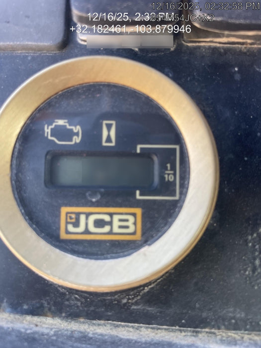 2019 JCB 510-56 Open ROPS, 74 HP, Solid Tires, Worklights, Beacon, Aux Hydraulics, Lifting Eye w/60" Carriage/60" Forks