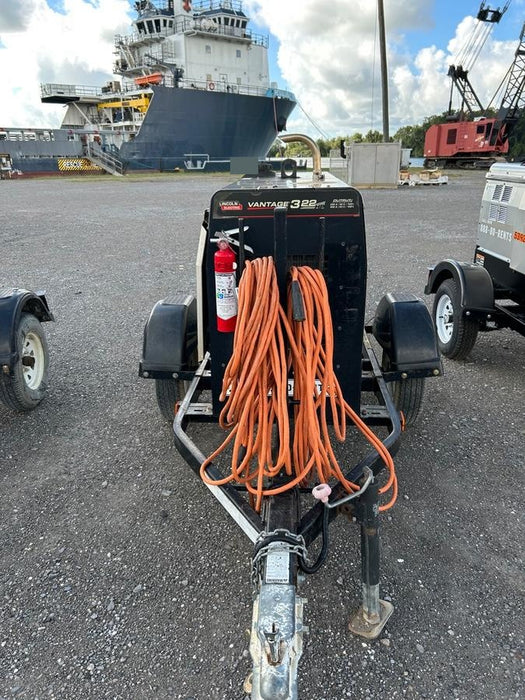 2020 Lincoln Electric Vantage 322 Welder Ready-Pak 3, w/ GPS & Decals (includes trailer, cable rack, fender light kit)