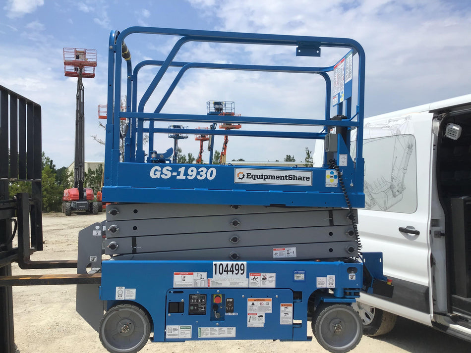 2020 Genie GS-1930 Fixed rails with chain entry gate - Pre A92.20