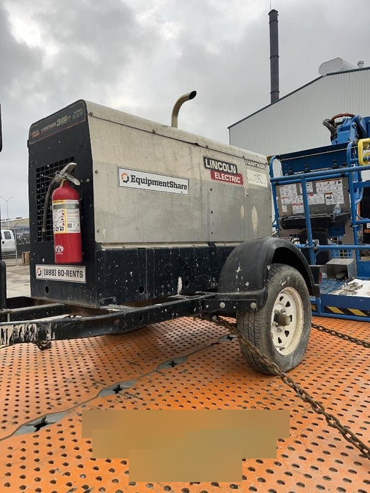 2019 Lincoln Electric Vantage 322 Welder Ready-Pak 3, Two wheel trailer, Fender and Light kit, Cable Rack