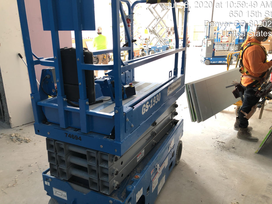 2020 Genie GS-1930 Fixed rails with chain entry gate - Pre A92.20