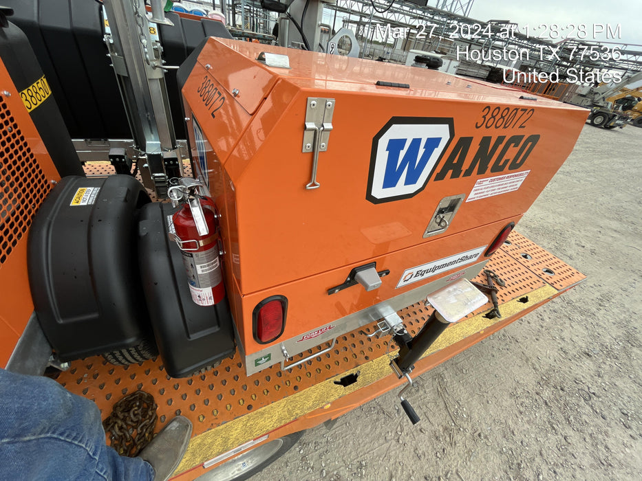 2024 Wanco WLTT-4MM4K Diesel, Deep Sea Controller, Shore Power Plug, Auto Start, (4) 350W LED Floodlights, 4kW Generator, 60 Gal Fuel Tank, 2" Ball, T3