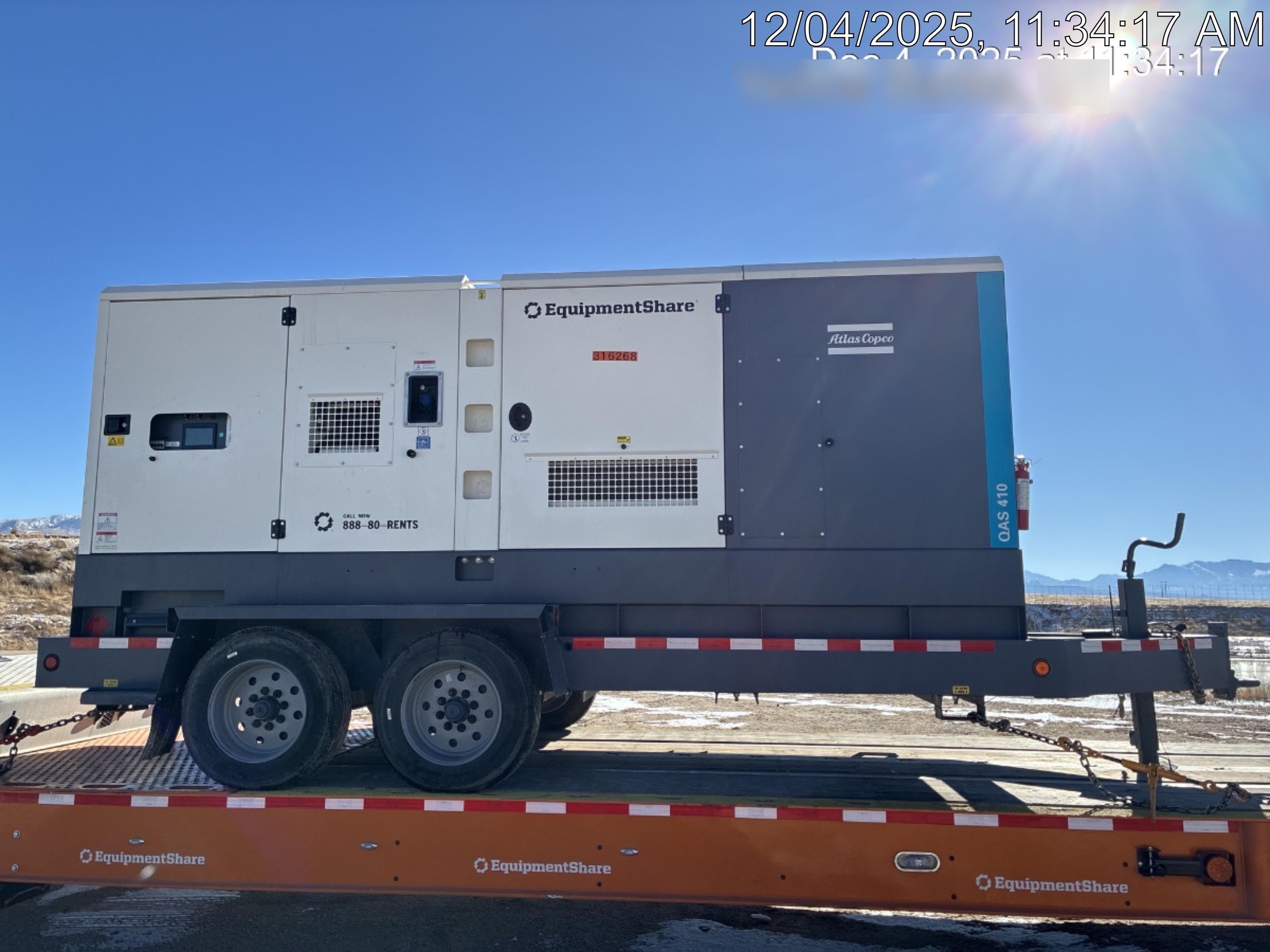 2023 ATLAS COPCO QAS 410