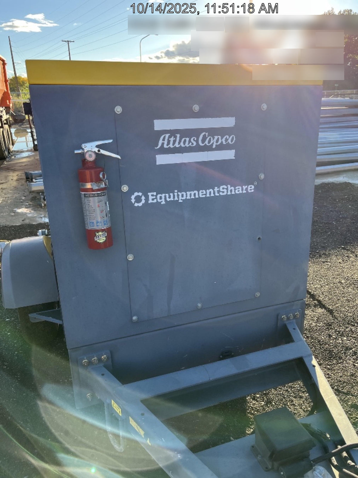 2021 ATLAS COPCO PAS 100 HF CS Enclosed