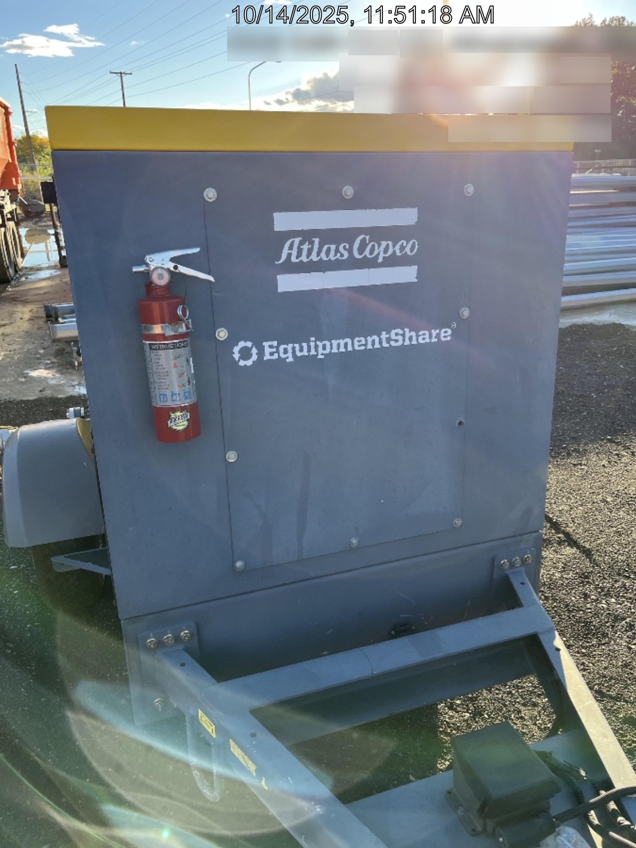 2021 ATLAS COPCO PAS 100 HF CS Enclosed