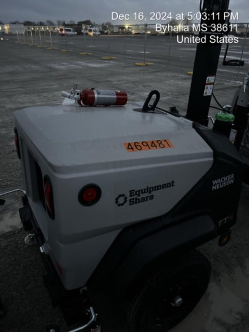 2024 Wacker Neuson LTT4 Diesel, Kohler KDW702, Deep Sea Controller, Auto Start, LED 320W, Bypass Outlet, T3