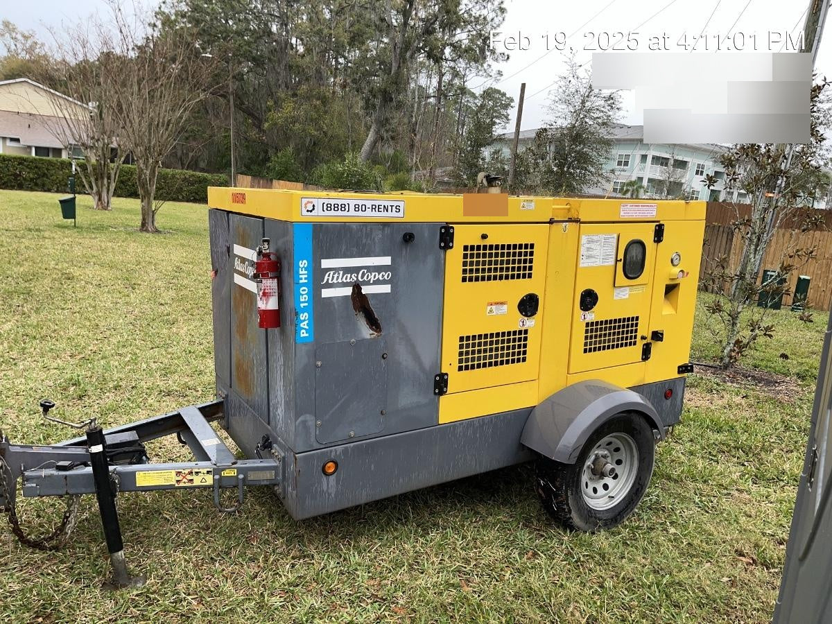 2020 ATLAS COPCO PAS 150 HF CS Enclosed