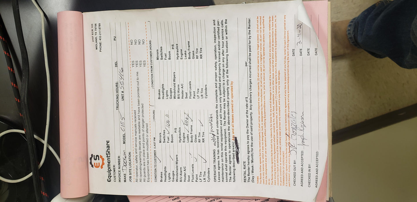 2019 DOOSAN C185WDO-T4F