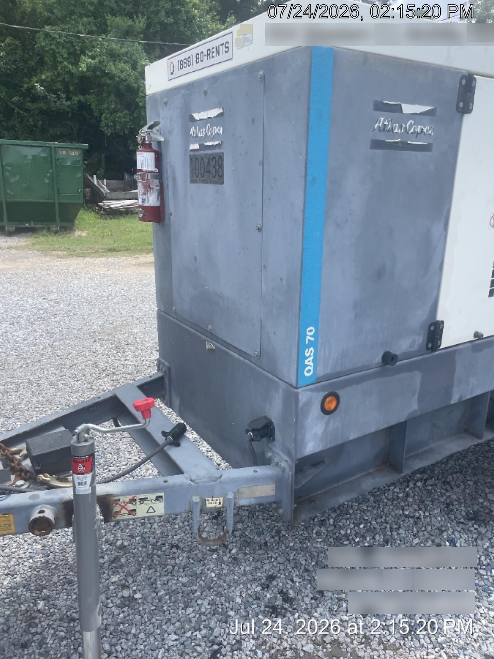 2020 ATLAS COPCO QAS 70