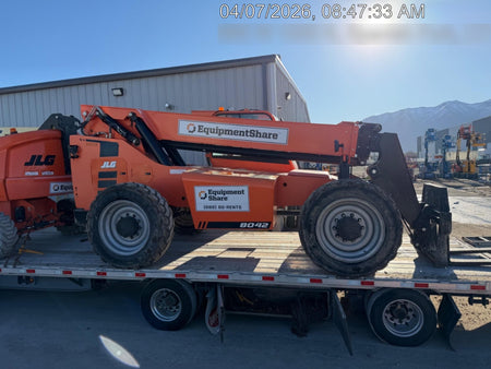 2020 Skytrak 8042 74 Hp, Cab-Heat ONLY, FF Tires, Work Lights, Beacon, Aux Hydraulics, Back up Alarm, Lifting Eye, ES Decals
