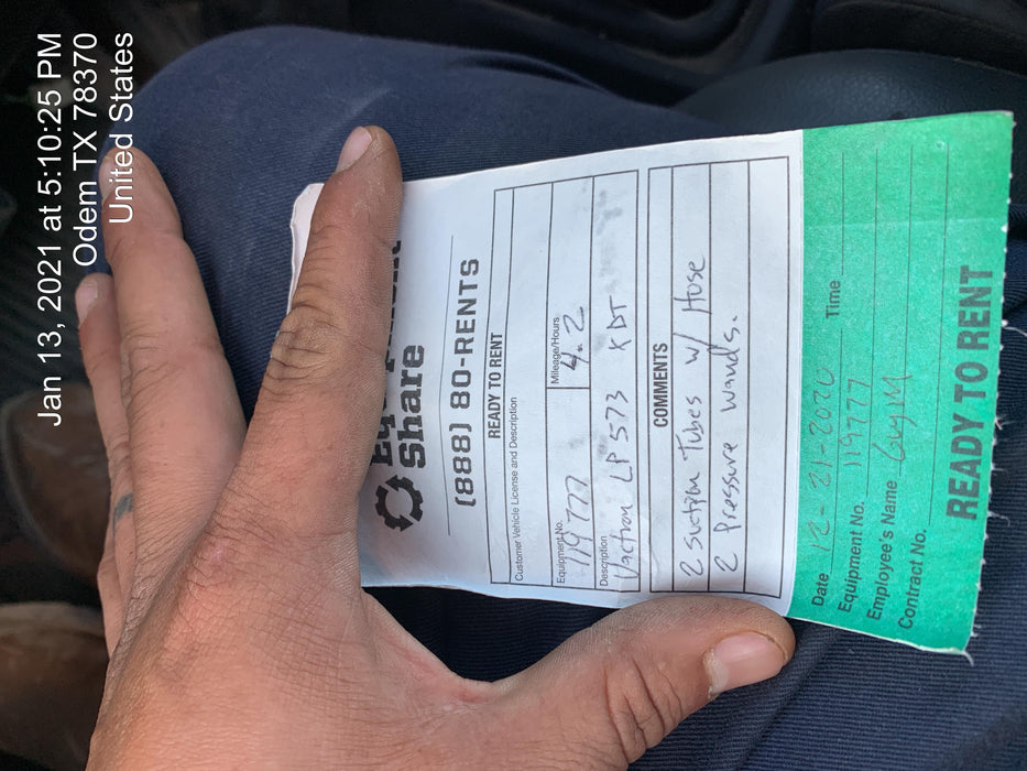 2020 Vac-Tron LP573XDT 24 HP Kohler Diesel Engine (Tier 4 Final), Includes 500 Gallon Debris Tank w/ Hydraulic Tilt, two (2) 100 Gallon Water Tanks, Low Profile Torsion Axles (12,000 GVWR), Manual Jack