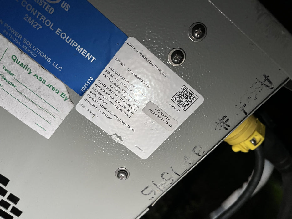 2023 ASCO AVTRON 2705