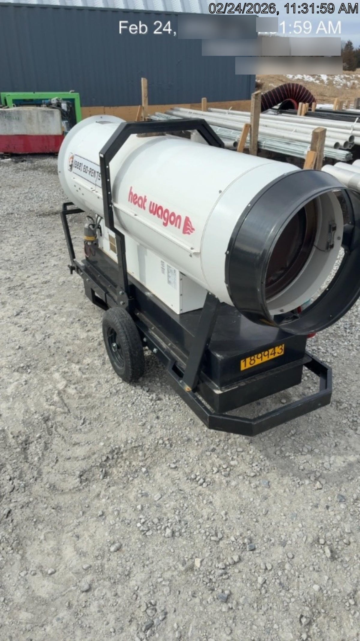 2021 HEAT WAGON HVF410