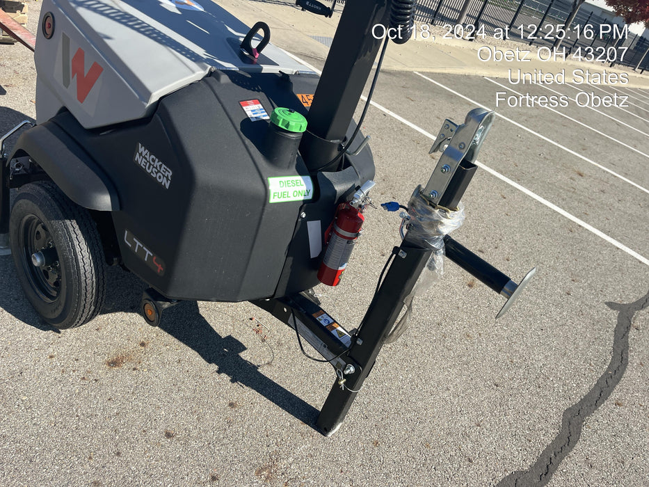 2024 Wacker Neuson LTT4 Diesel, Kohler KDW702, Deep Sea Controller, Auto Start, LED 320W, Bypass Outlet, T3