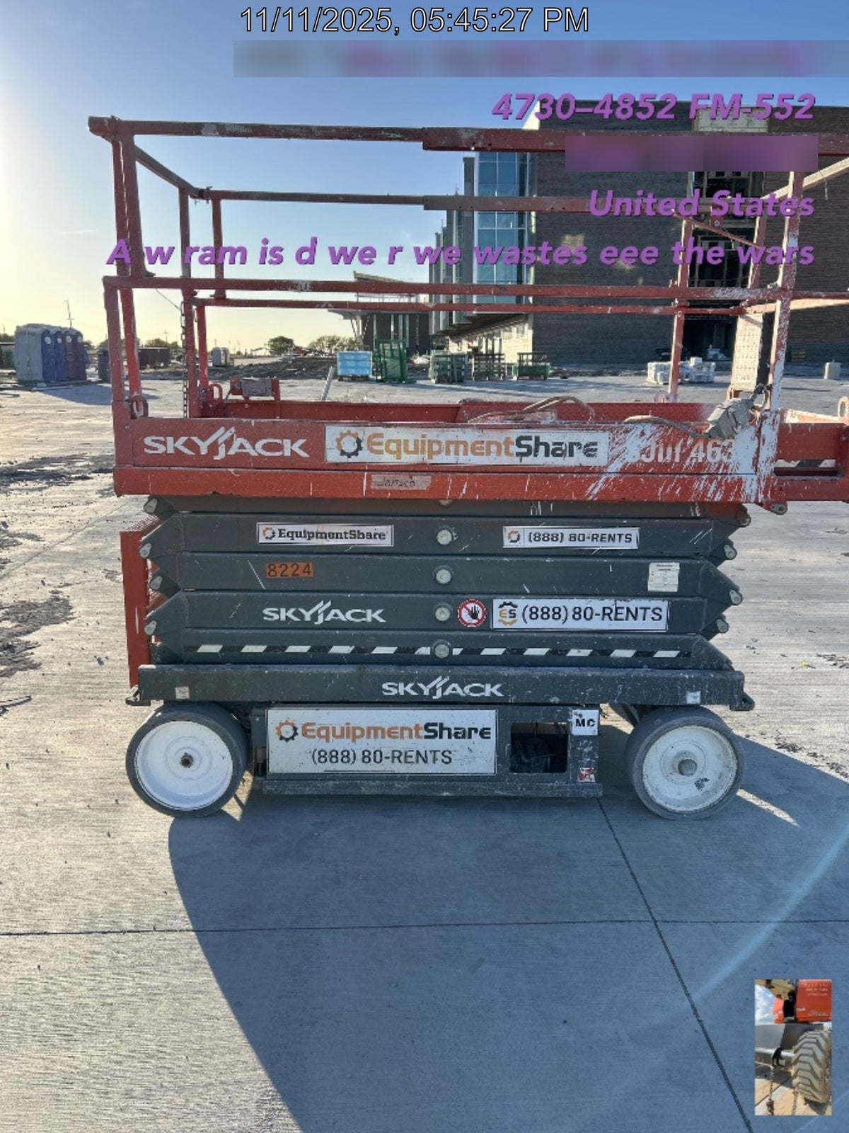2018 SKYJACK SJIII-4632