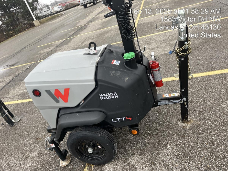 2024 Wacker Neuson LTT4 Diesel, Kohler KDW702, Deep Sea Controller, Auto Start, LED 320W, Bypass Outlet, T3