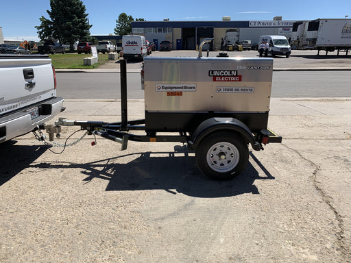 2019 Lincoln Electric Vantage 322 Welder Ready-Pak 3, Two wheel trailer, Fender and Light kit, Cable Rack
