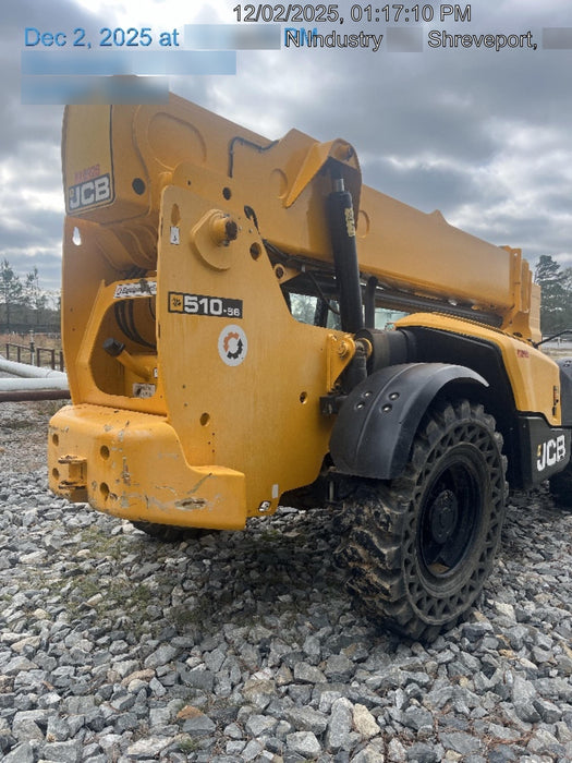 2020 JCB 510-56 Canopy, Solid Tires, Work Lights, Beacon, Aux Hydraulics, Back up Alarm, Lifting Eye, ES Decals