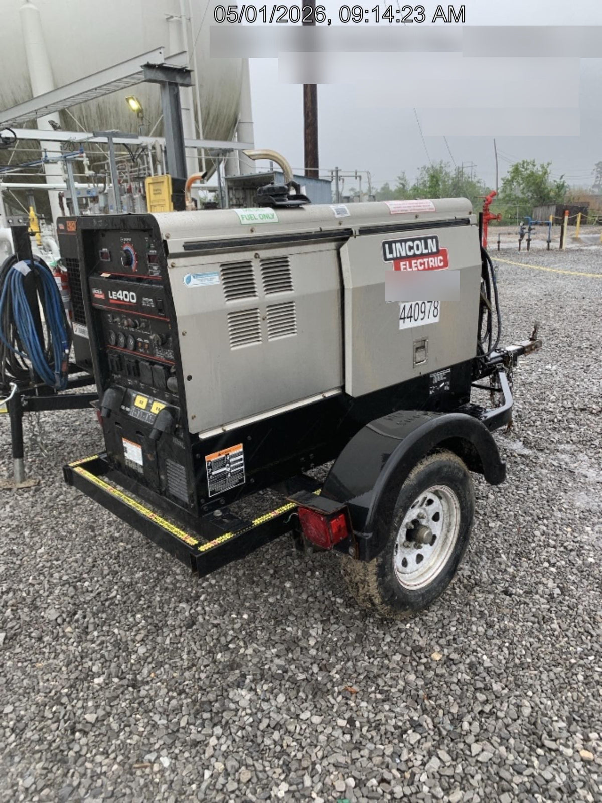 2024 Lincoln Electric LE400 Kubota V1505, Trlr, Cable Rack, Light Kit, ES Decals, T3