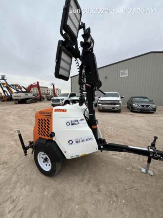 2023 Generac MLT2 Diesel, Flex Switch 120V Input, Powerzone Controller, 
(4) 320W LED Lights, 4kW Generator, 39.9 Gal Fuel Tank, 2" Ball, T3