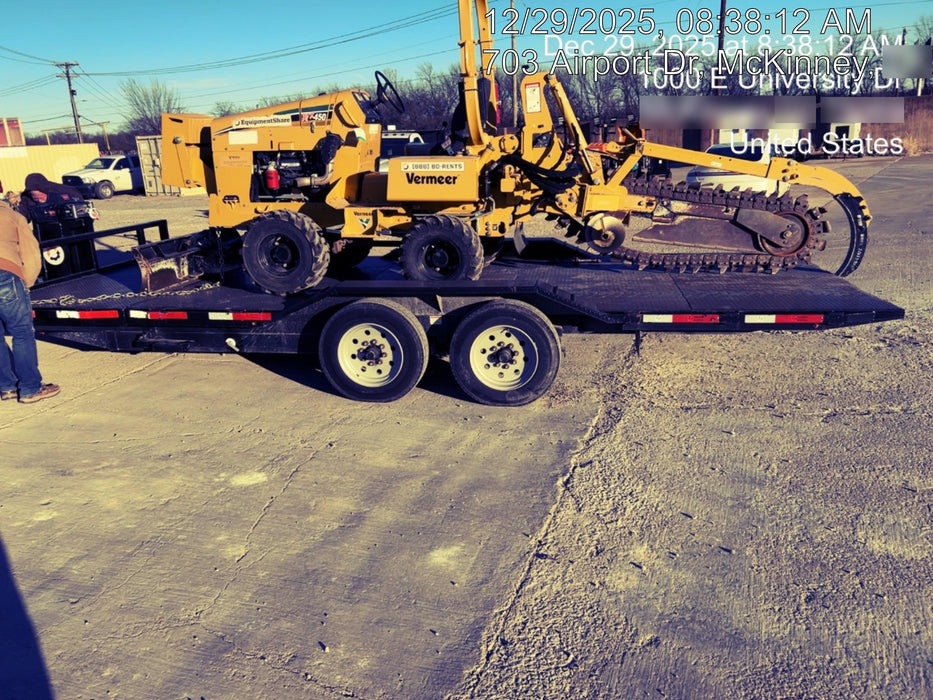 2024 TEXAS PRIDE TRAILERS 21' Lowboy Gravity Tilt Bed 14K Bumper Pull Trailer