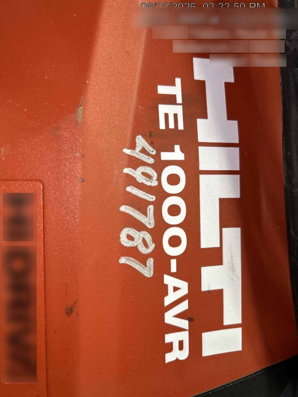 2025 HILTI TE 1000-AVR