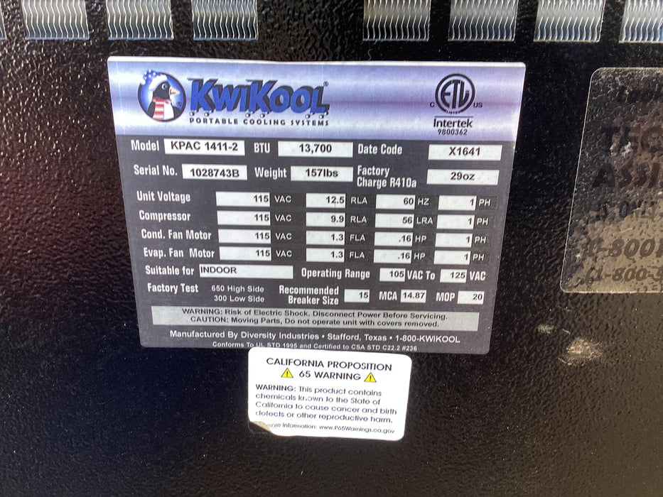 2023 KWIKOOL KPAC1411-2