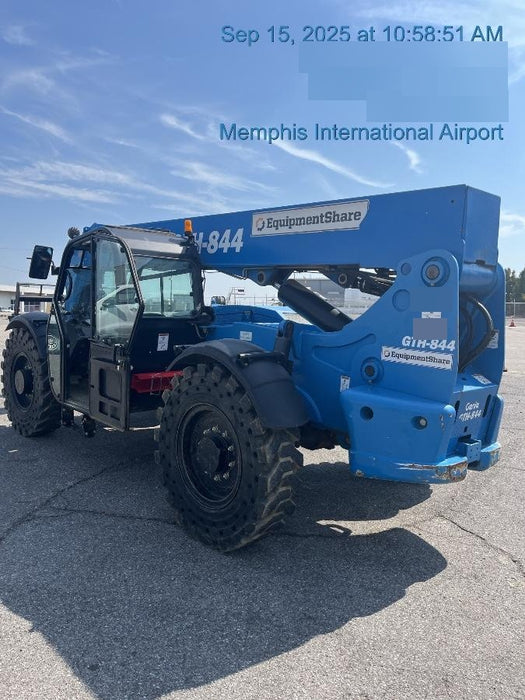 2018 Genie GTH-844 Genie GTH-844 w/Enclosed Cab w/HVAC, Work Lights, Solid Tires, Beacon, 60" Carriage and Forks