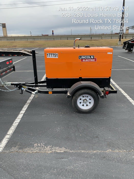 2021 Lincoln Electric Vantage 322 Vantage 322 Ready Pak 3 w/ Decals, ORANGE (includes trailer, cable rack, fender light kit) NO Telematics