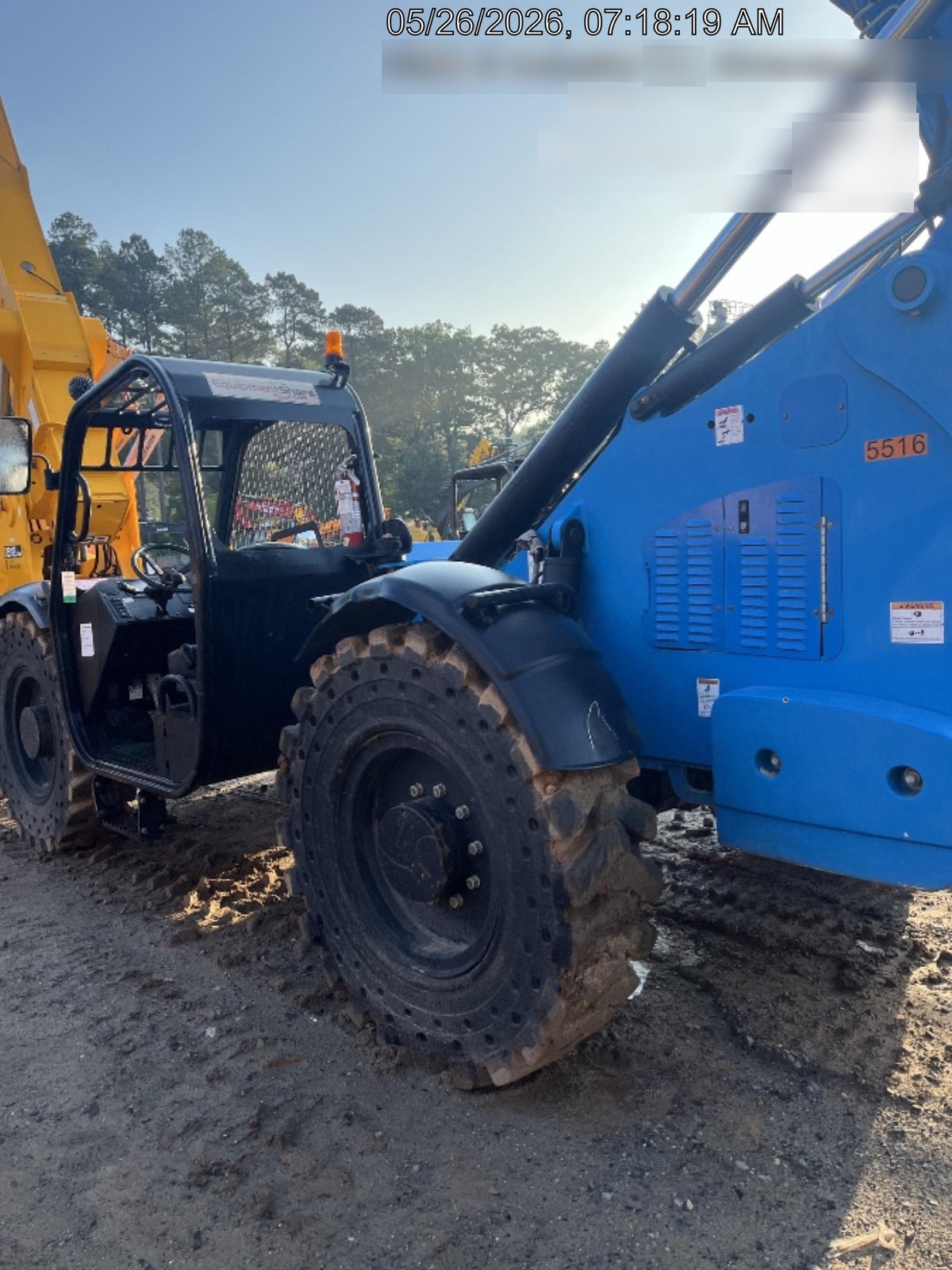 2017 Genie GTH-1056 Genie GTH1056, Solid Tires, 60" carriage, Open ROPS