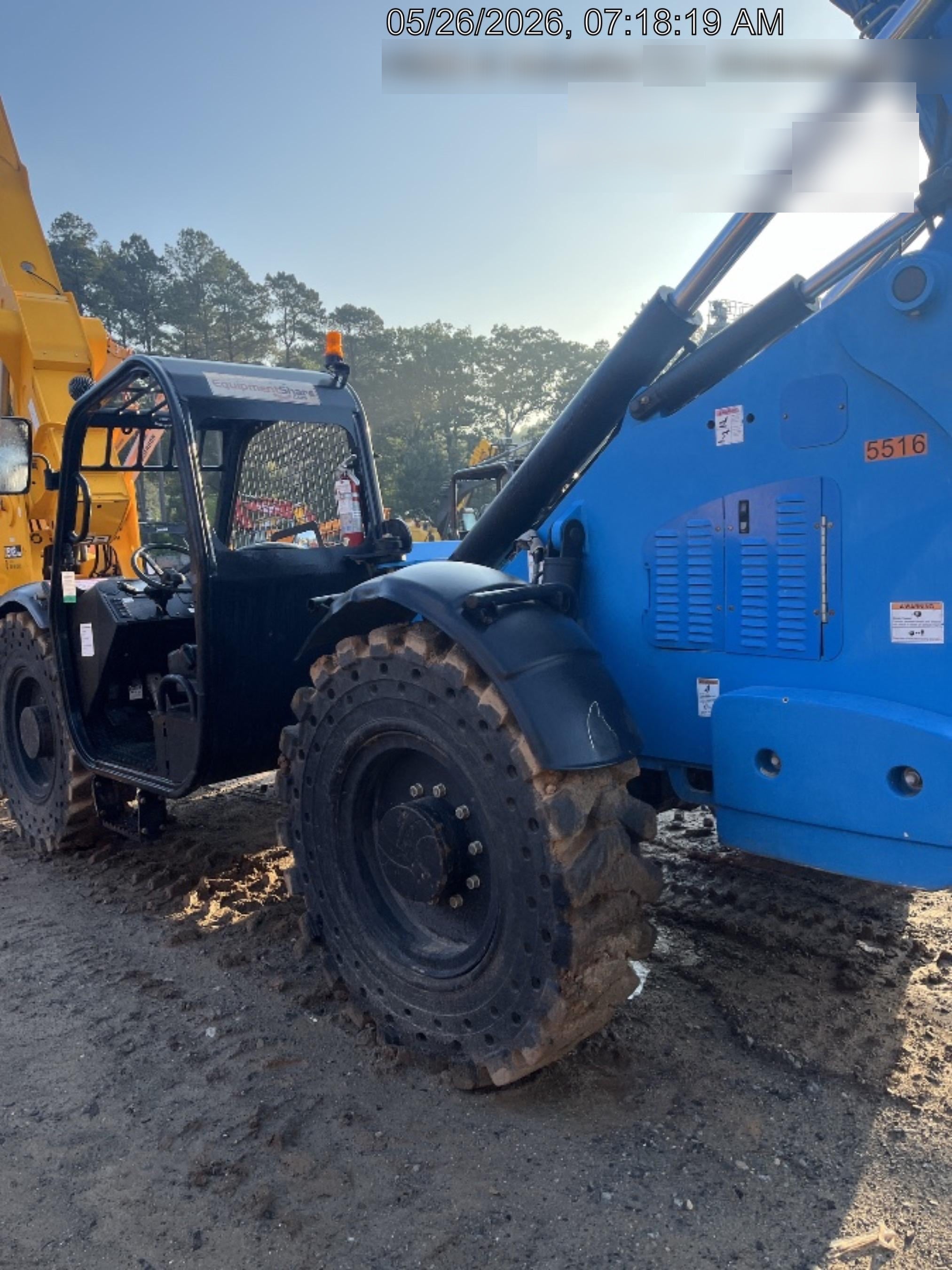 2017 Genie GTH-1056 Genie GTH1056, Solid Tires, 60" carriage, Open ROPS