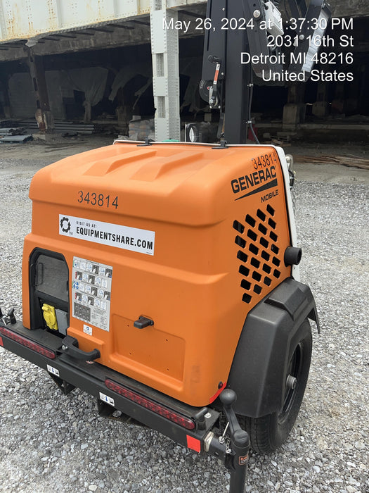 2023 Generac MLT2 Diesel, Flex Switch 120V Input, Powerzone Controller, (4) 320W LED Lights, 4kW Generator, 39.9 Gal Fuel Tank, 2" Ball, T3