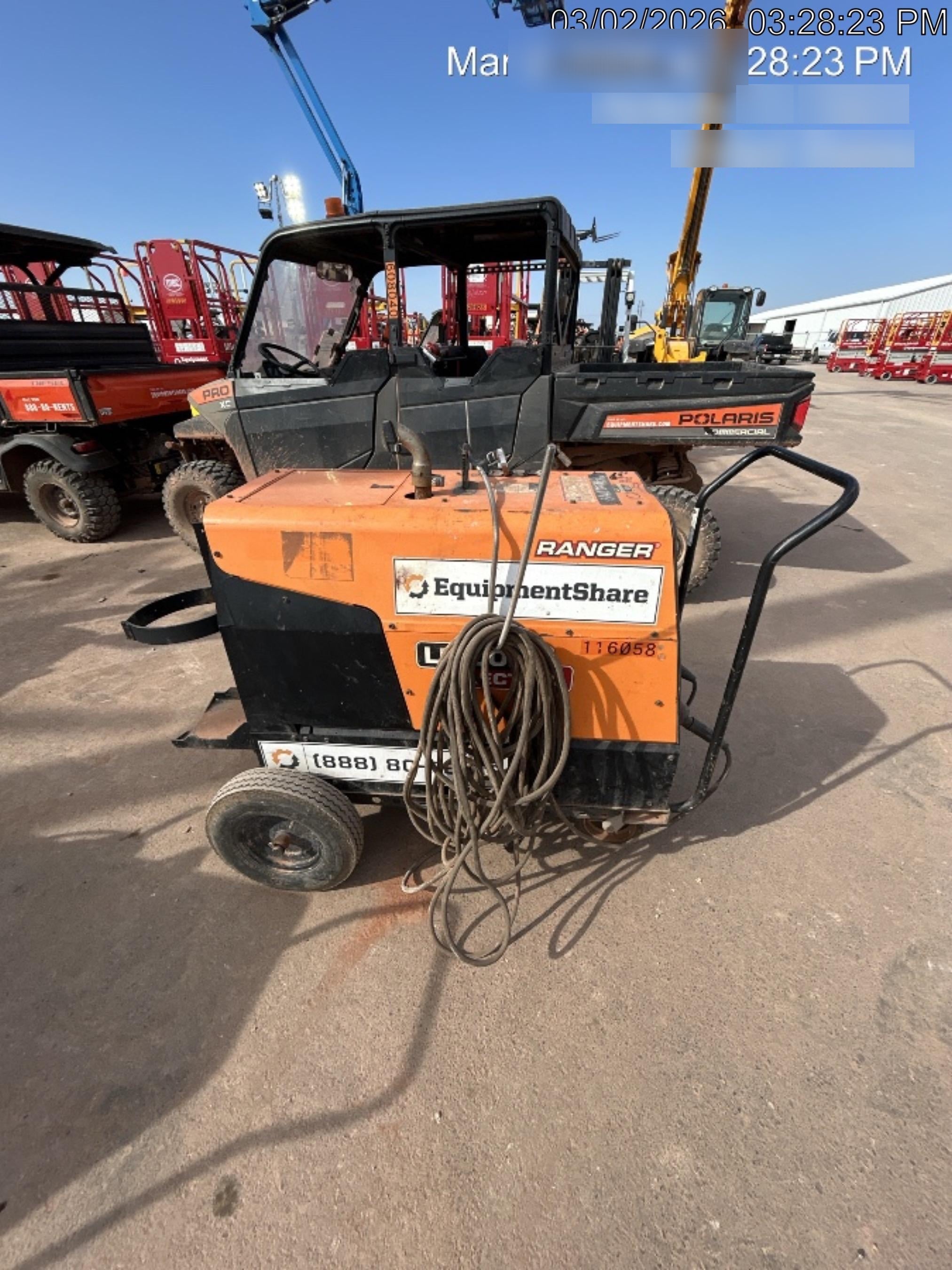 2020 Lincoln Electric Ranger 305 LPG Engine Driven Welder (Kohler®) One-Pak