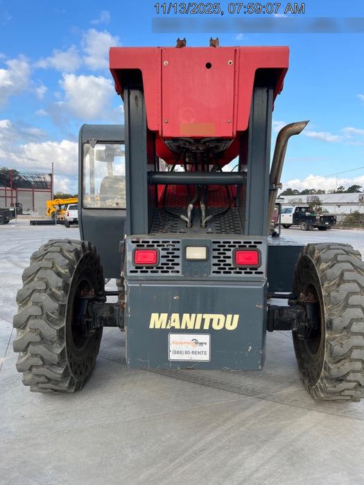 2018 Manitou MTA10055 Manitou MTA 10055 w/Cab/Heat/AC, Work Lights/Strobe, Aux Hyd, Solid Tires, Lift Hook, 66" Carriage, 60" Forks