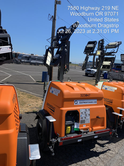 2023 Generac MLT2 Diesel, Flex Switch 120V Input, Powerzone Controller, (4) 320W LED Lights, 4kW Generator, 39.9 Gal Fuel Tank, 2" Ball, T3