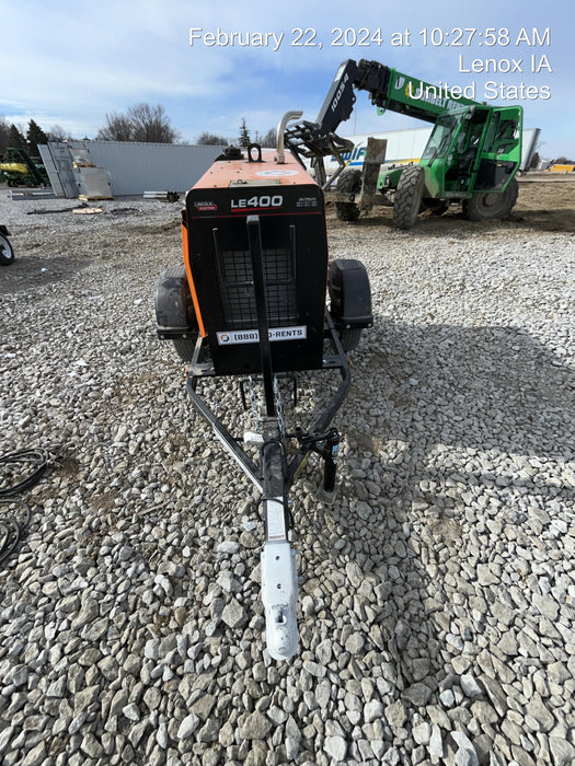 2022 Lincoln Electric LE400 Kubota V1505, Trlr, Cable Rack, Light Kit, ES Decals, T3