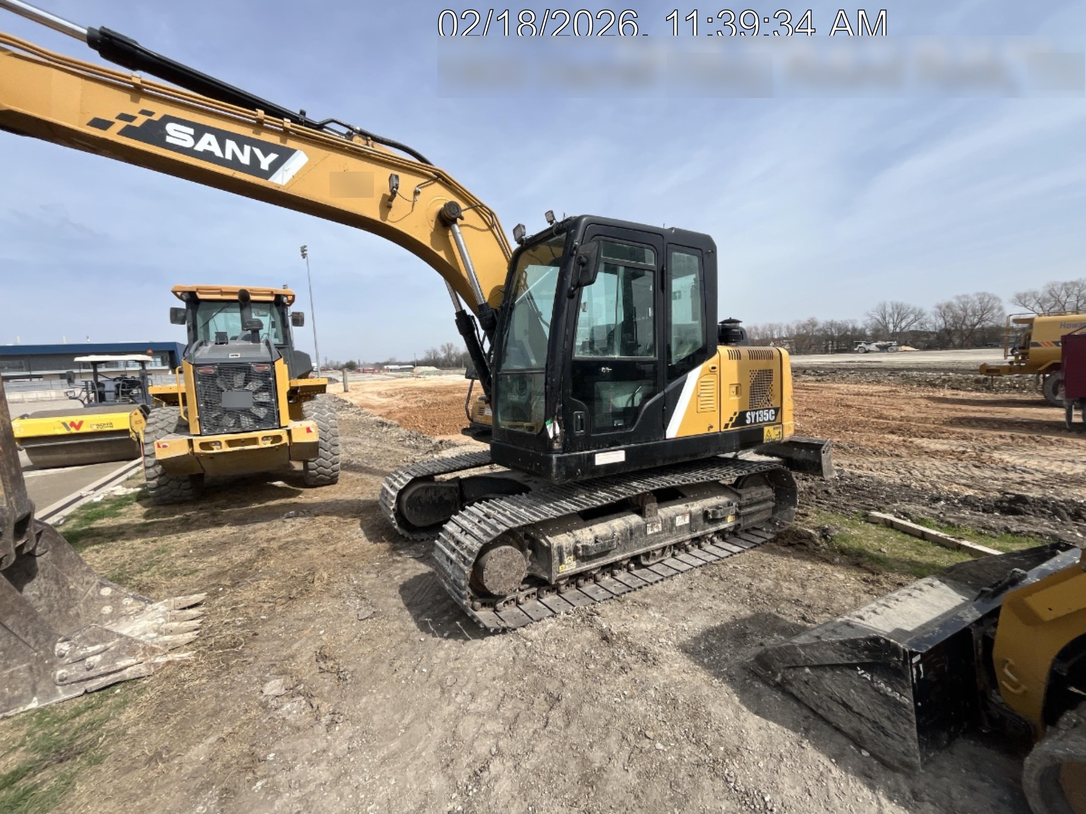 Sany SY135C SY135 Tier 4 - Cab, Hydraulic QC,  Buckets: 36" , Hydraulic Hammer 1,500 lb impact class