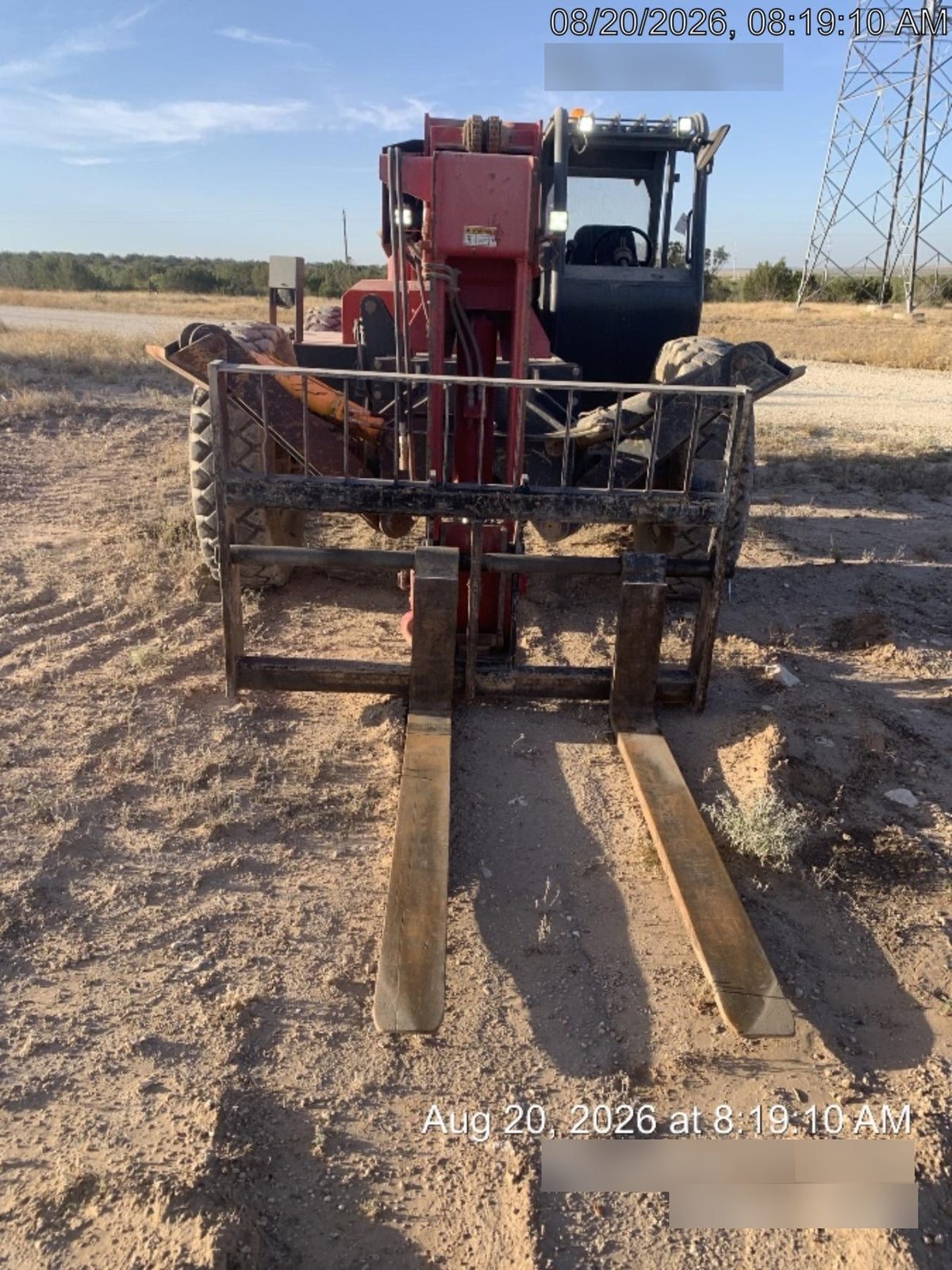 2018 Manitou 12042 Manitou MTA 12042 w/Open ROPS, Work Lights/Strobe, Aux Hyd, Solid Tires, Lift Hook, 66" Carriage, 72" Forks, Outriggers