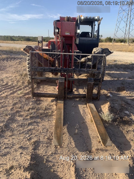 2018 Manitou 12042 Manitou MTA 12042 w/Open ROPS, Work Lights/Strobe, Aux Hyd, Solid Tires, Lift Hook, 66" Carriage, 72" Forks, Outriggers