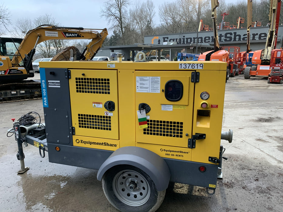 2021 ATLAS COPCO PAS 100 HF CS Enclosed
