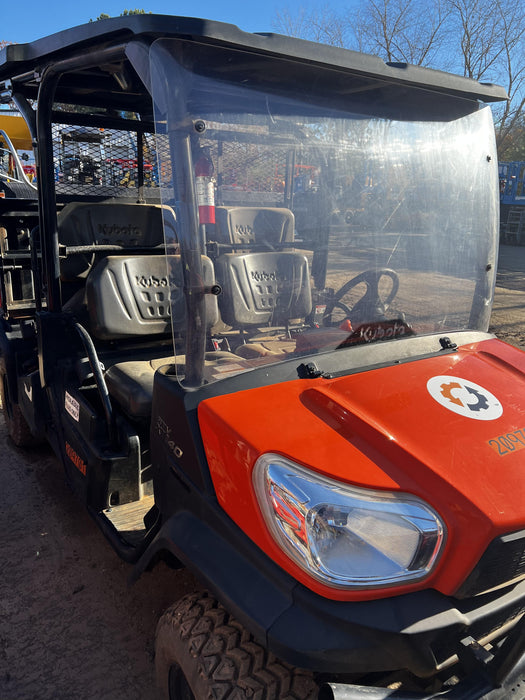 2022 Kubota RTV-X1140W-H Plastic Canopy, Windshield Acrylic Clear, LED Strobe Light, Wire Harness Kit, Back up Alarm