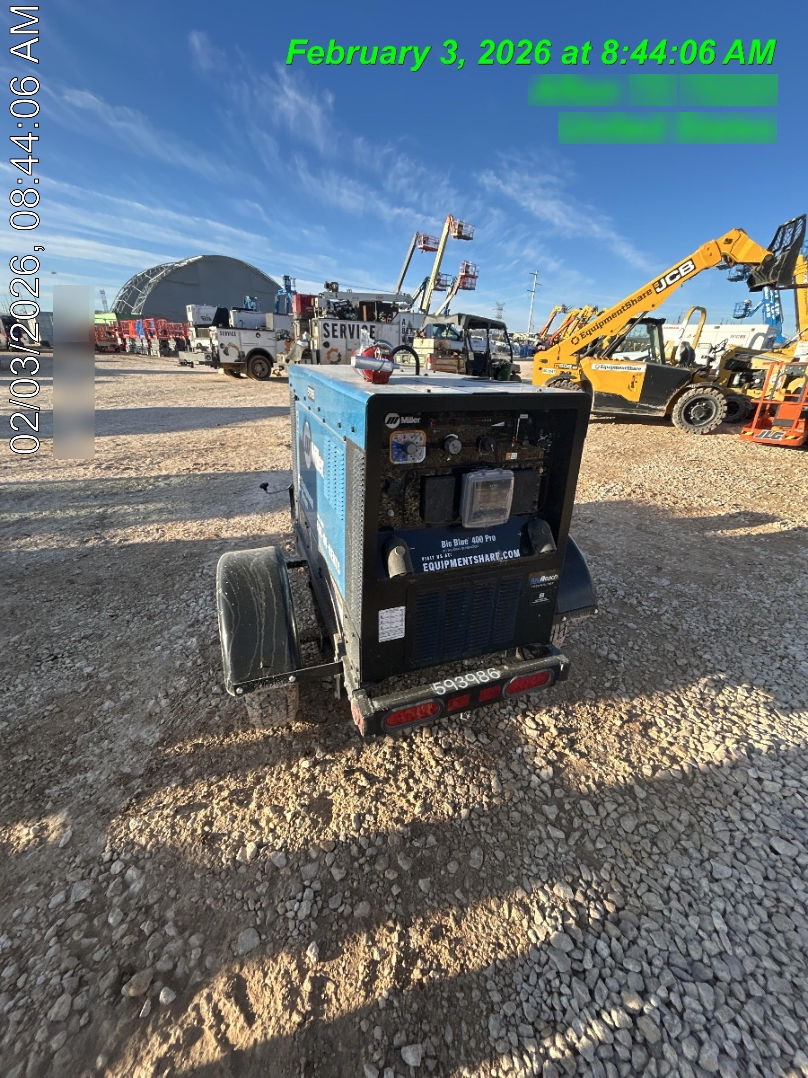 2025 MILLER ELECTRIC BIG BLUE 400