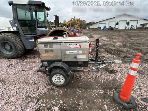 2019 Lincoln Electric Vantage 322 Welder Ready-Pak 3, Two wheel trailer, Fender and Light kit, Cable Rack