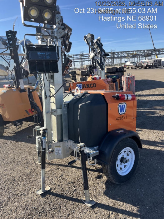 2024 Wanco WLTT-4MM4K Diesel, Deep Sea Controller, Shore Power Plug, Auto Start, (4) 350W LED Floodlights, 4kW Generator, 60 Gal Fuel Tank, 2" Ball, T3