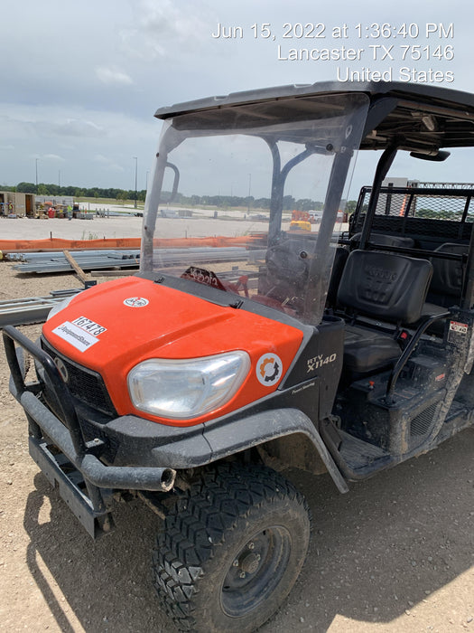 2021 Kubota RTV-X1140W-H Plastic Canopy, Windshield Acrylic Clear, LED Strobe Light, Wire Harness Kit, Back up Alarm
