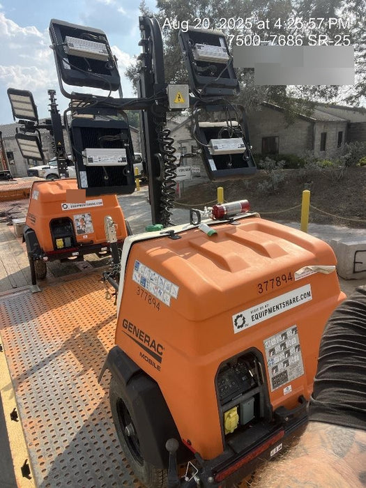 2023 Generac MLT2 Diesel, Flex Switch 120V Input, Powerzone Controller, 
(4) 320W LED Lights, 4kW Generator, 39.9 Gal Fuel Tank, 2" Ball, T3