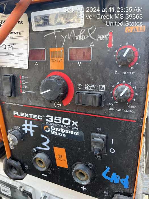 2023 LINCOLN ELECTRIC FLEXTEC 350X