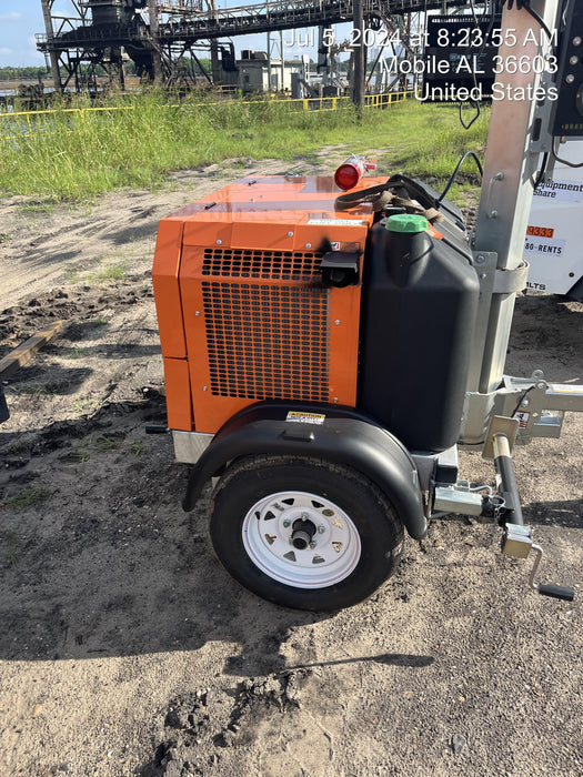 2023 Wanco WLTT-4MM4K Diesel, Deep Sea Controller, Shore Power Plug, Auto Start, (4) 350W LED Floodlights, 4kW Generator, 60 Gal Fuel Tank, 2" Ball, T3