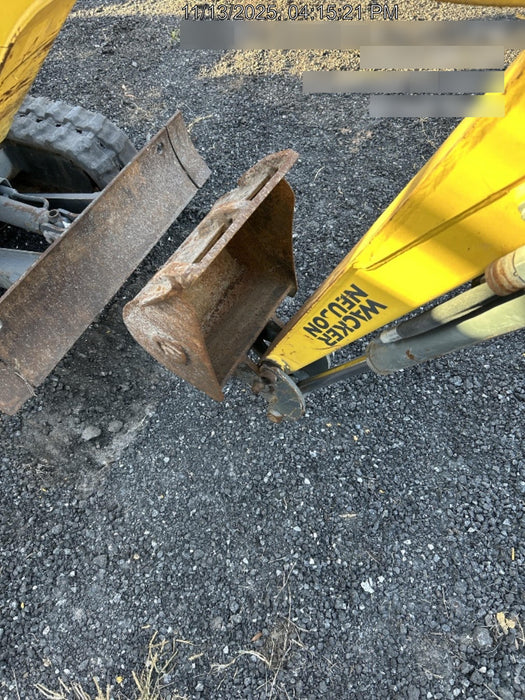 2017 Wacker Neuson 803 Wacker Neuson 803 Mini - Canopy Base/12" Bucket